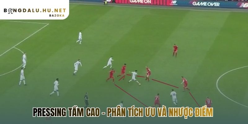 Chiến thuật pressing cao có thực sự hiệu quả là câu hỏi về rủi ro